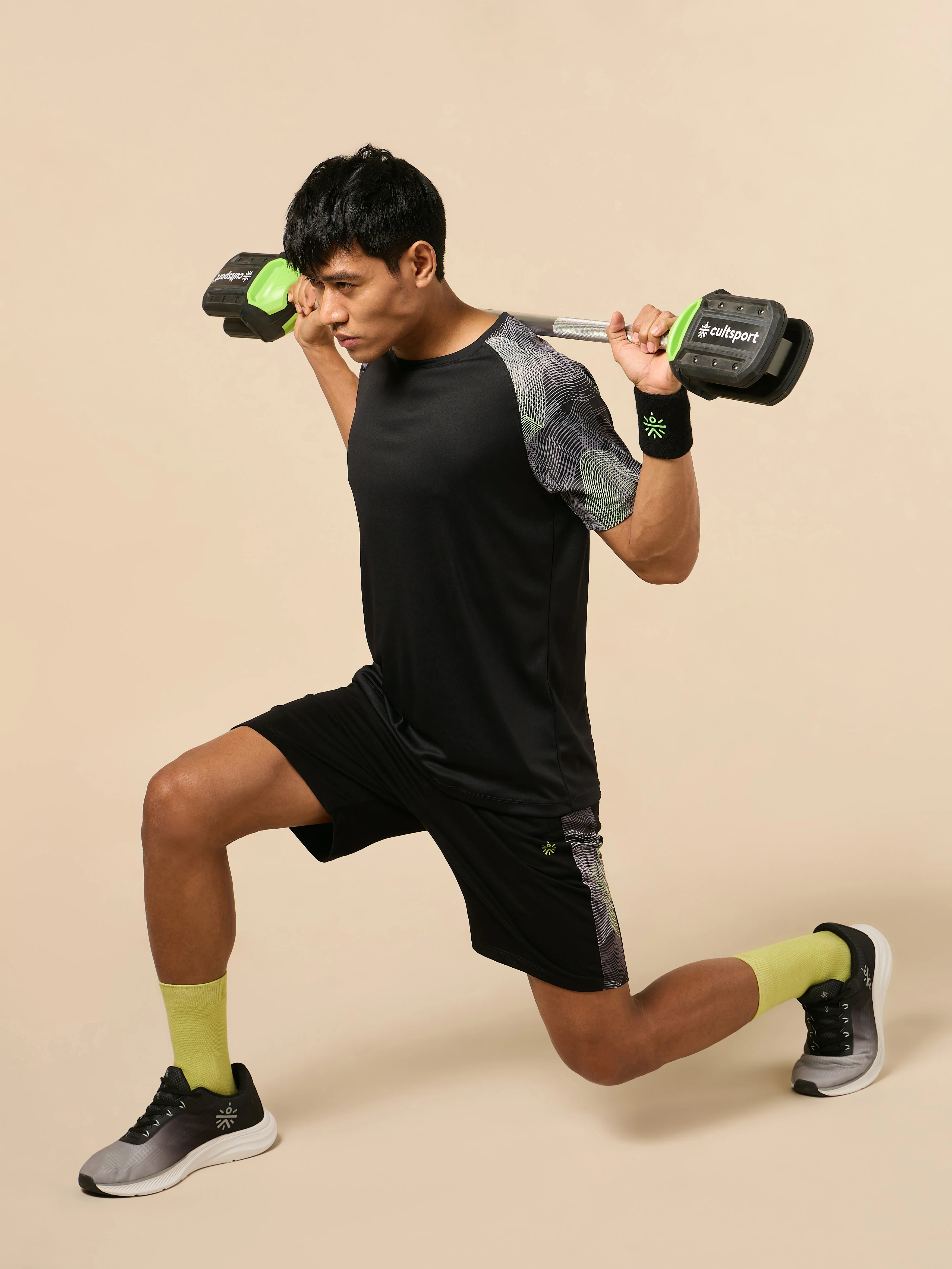 Men's Black High Impact Training T-shirt - Image 2