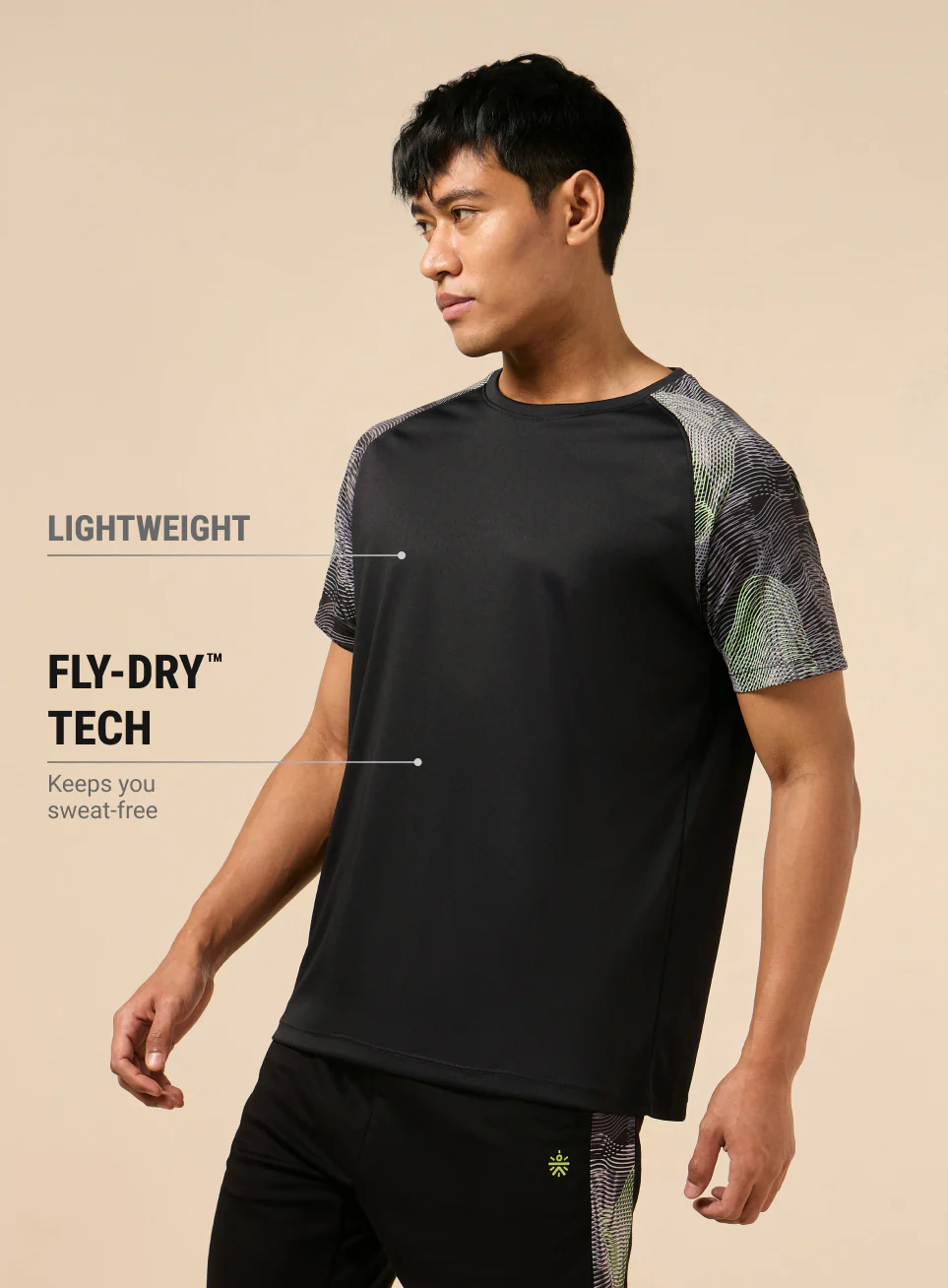 Men's Black High Impact Training T-shirt - Image 5