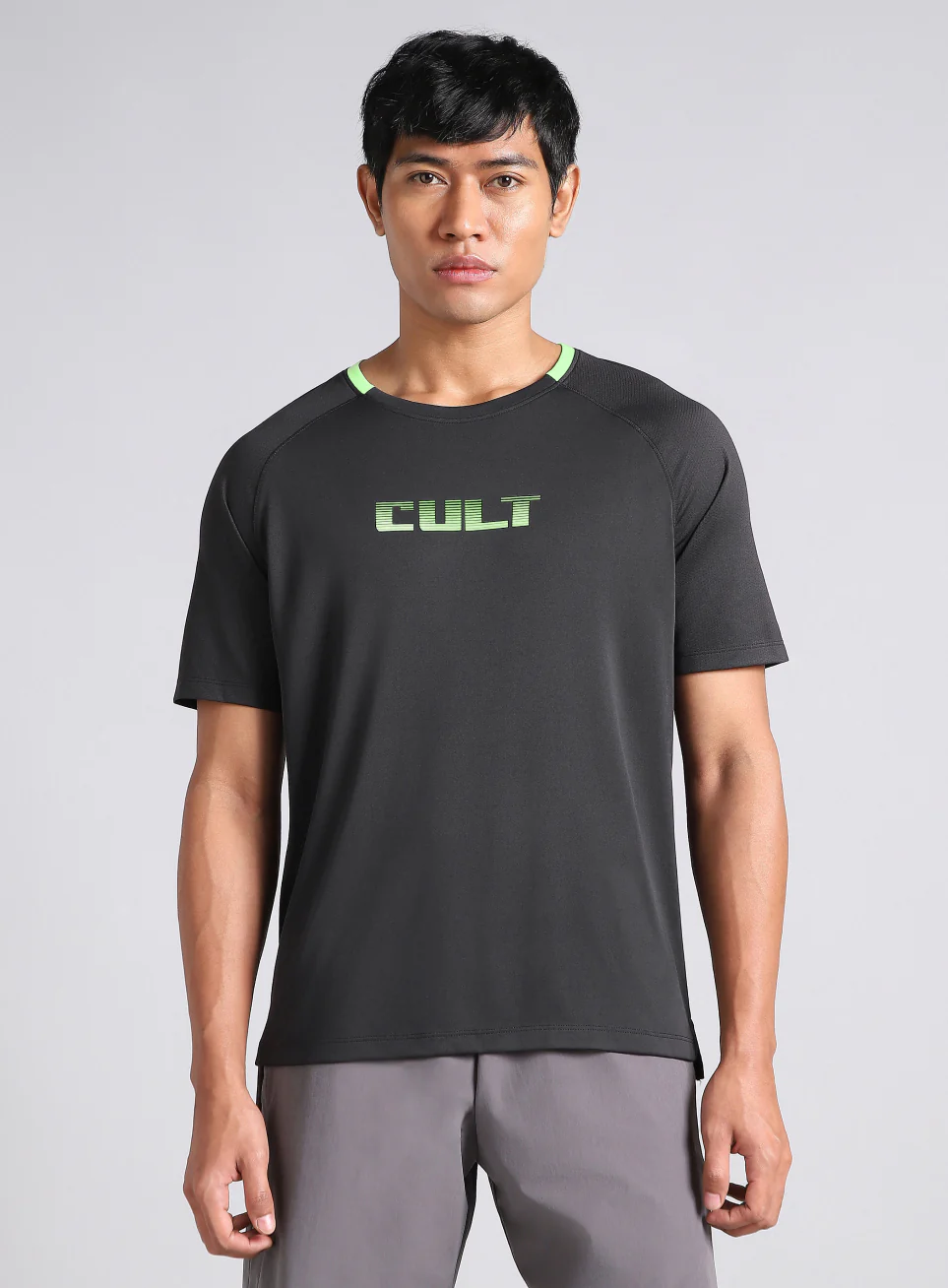Men's Black HIIT Recycled Poly Performance T-shirt - Image 4