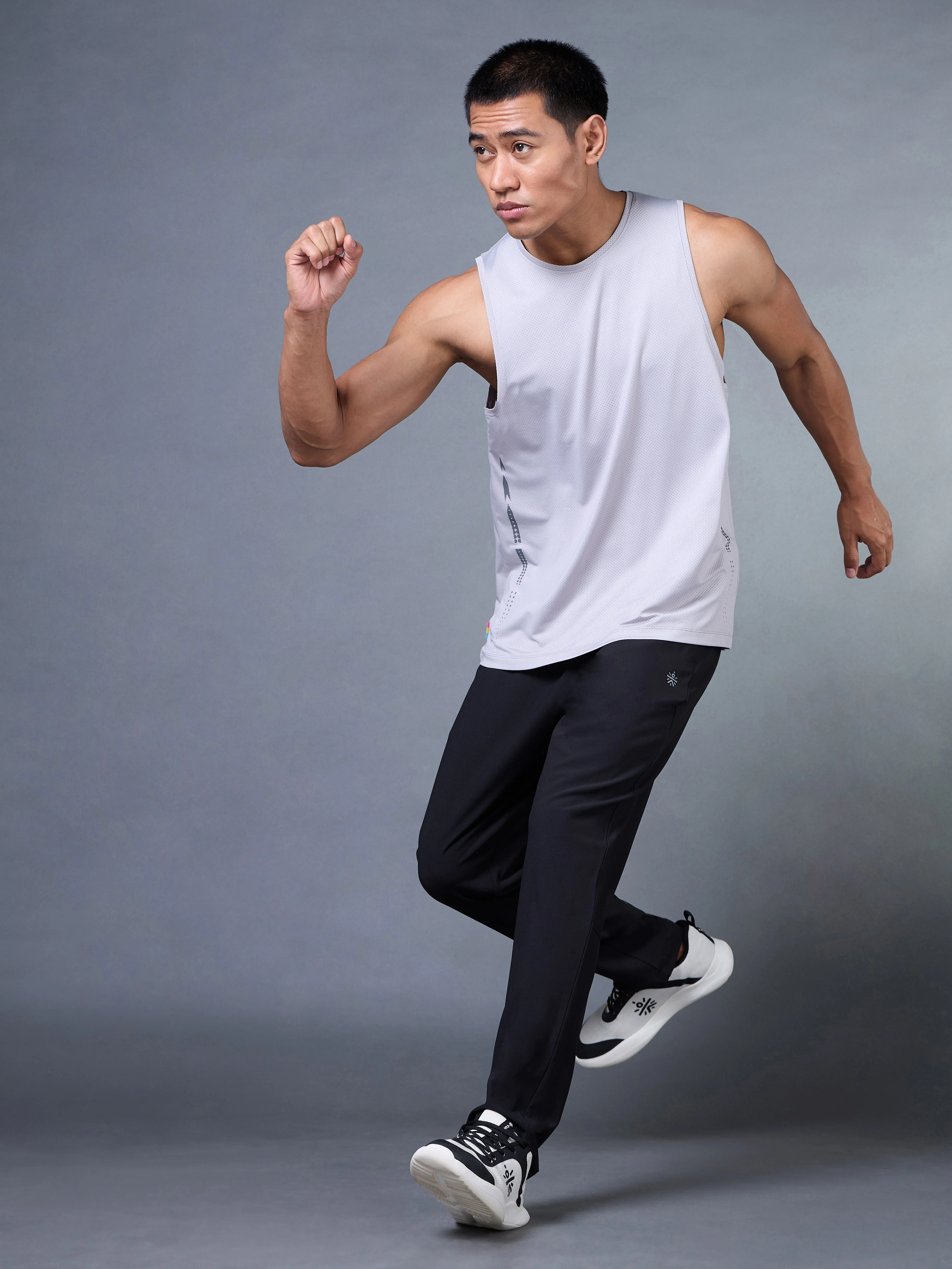 Men's Black Impact Running Trackpants - Image 2