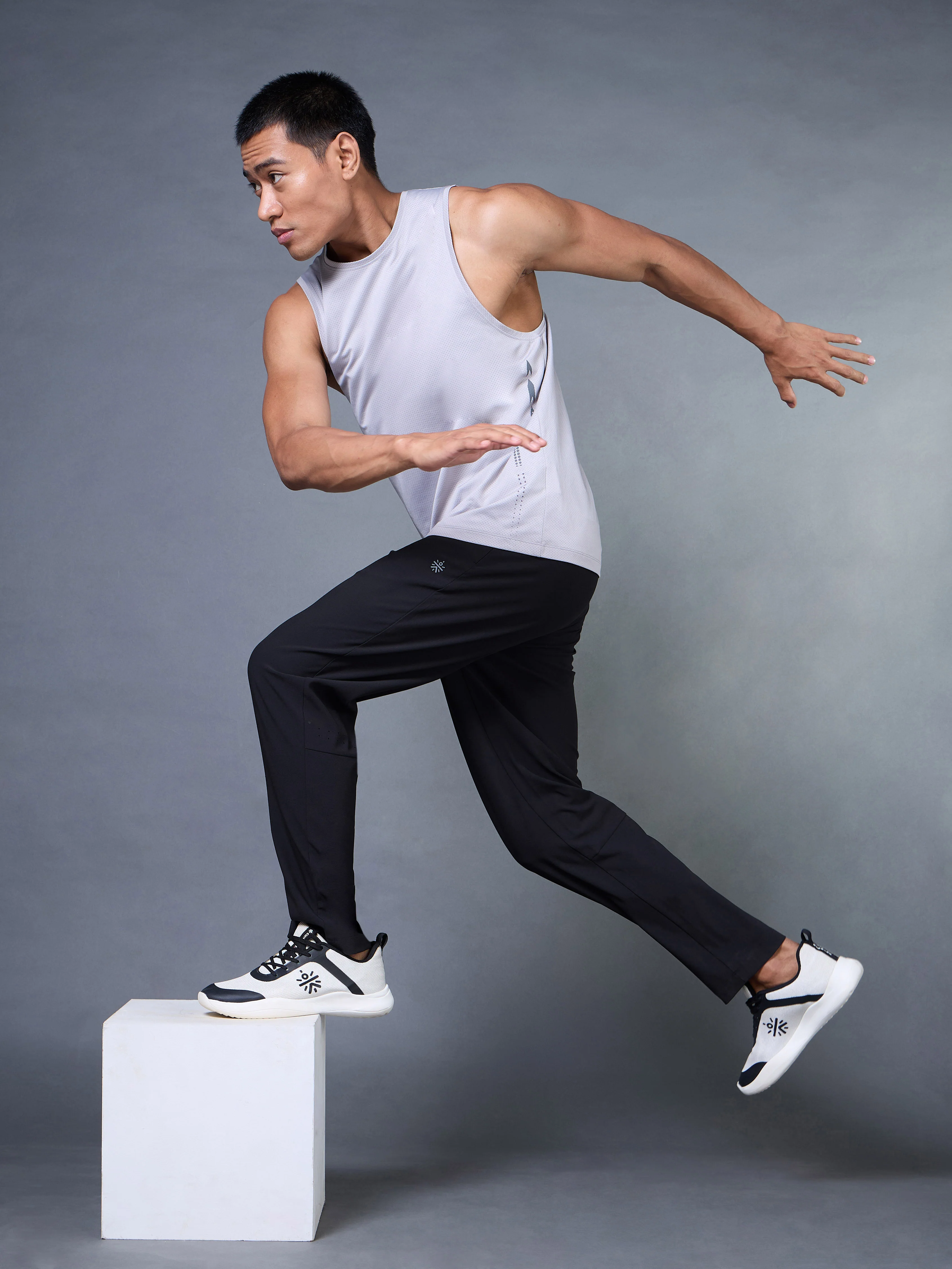Men's Black Impact Running Trackpants - Image 3