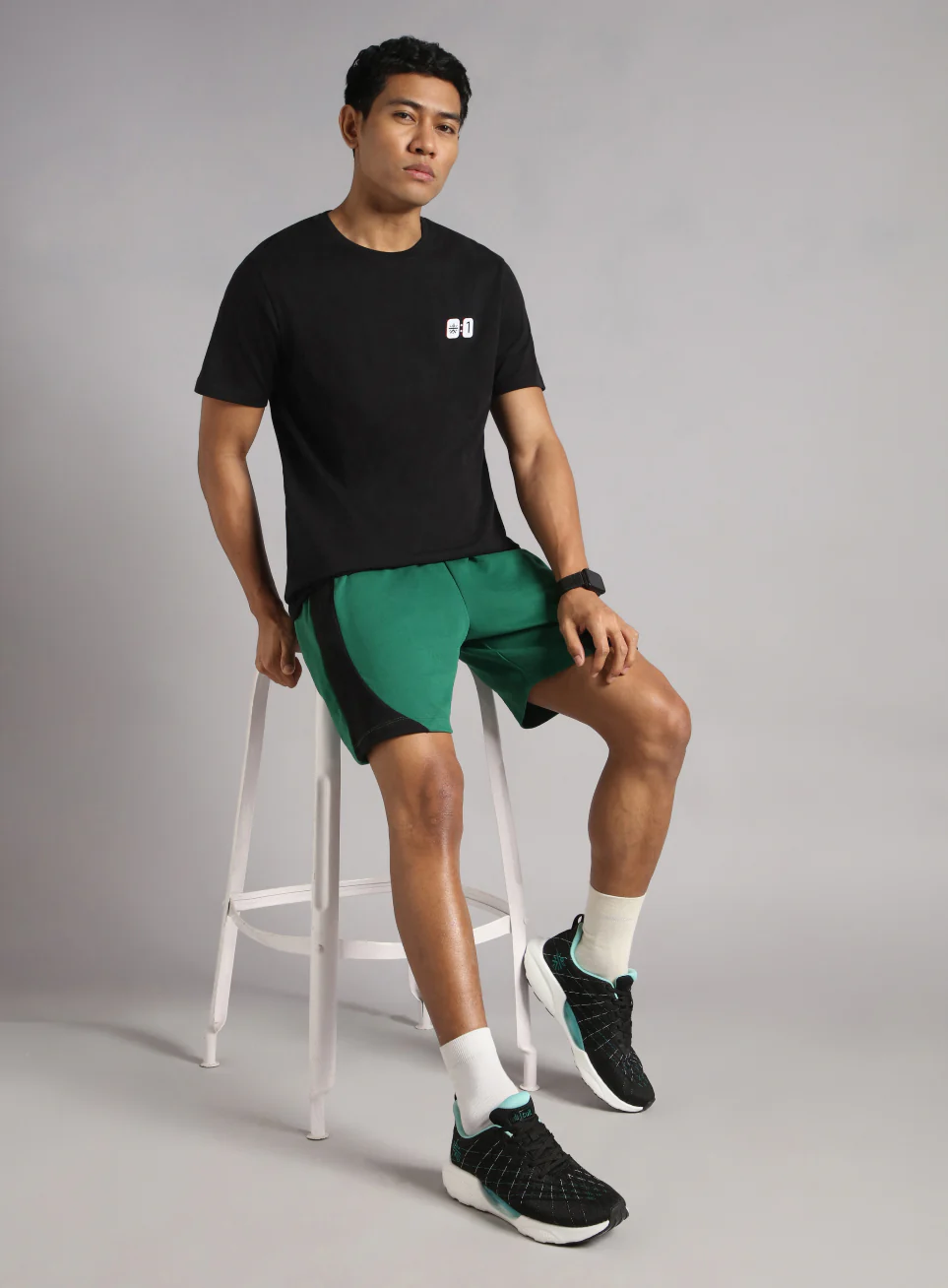 Men's Black In Action Graphic T-shirt - Image 2
