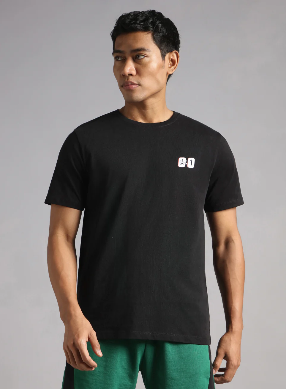 Men's Black In Action Graphic T-shirt - Image 4