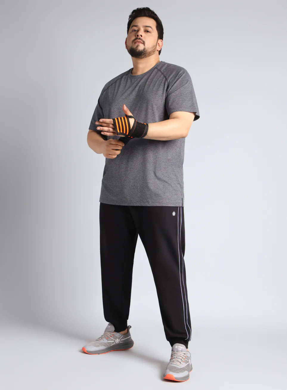 Men's Black Level Up Plus Size Joggers - Image 3