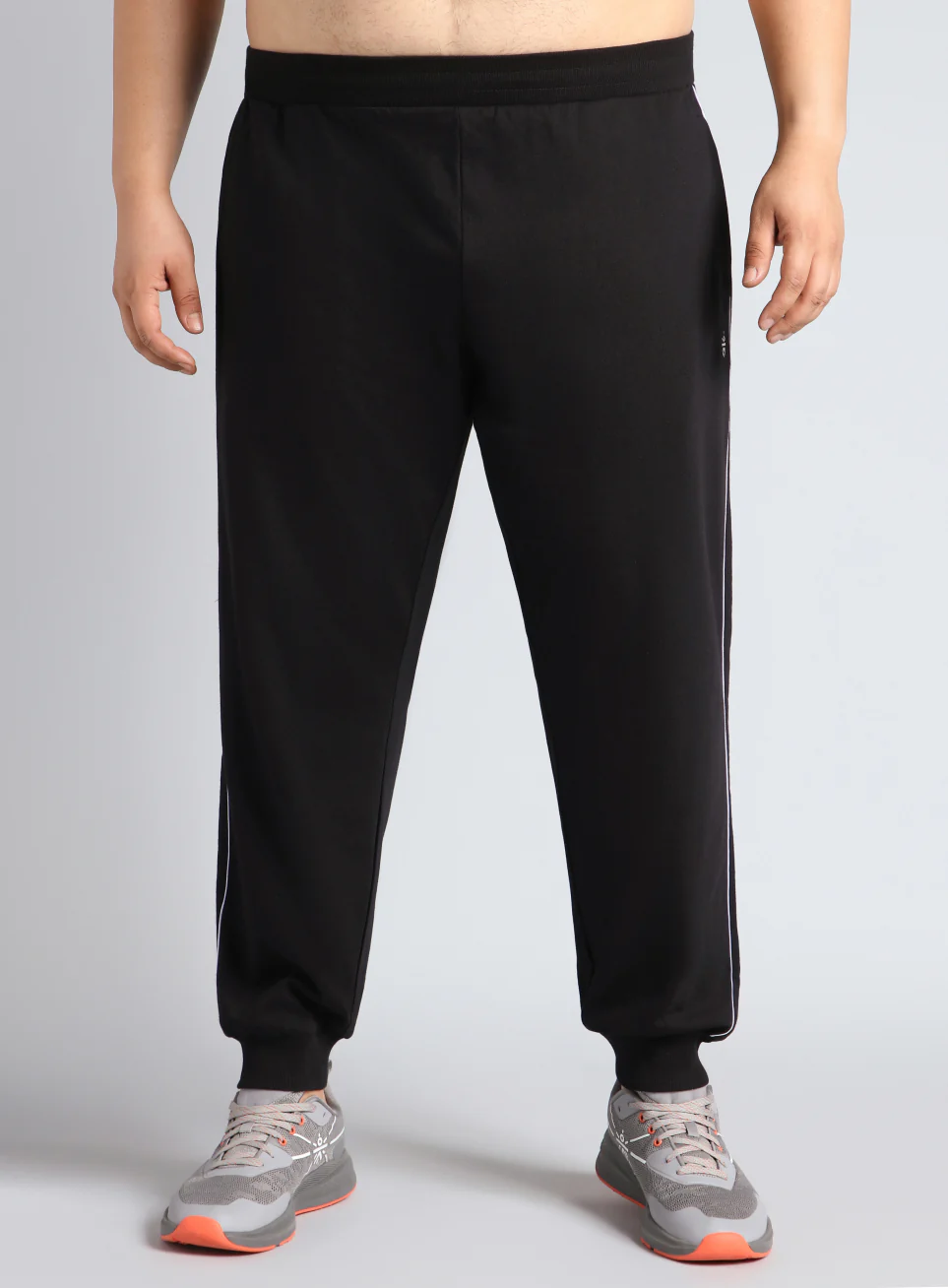 Men's Black Level Up Plus Size Joggers - Image 4