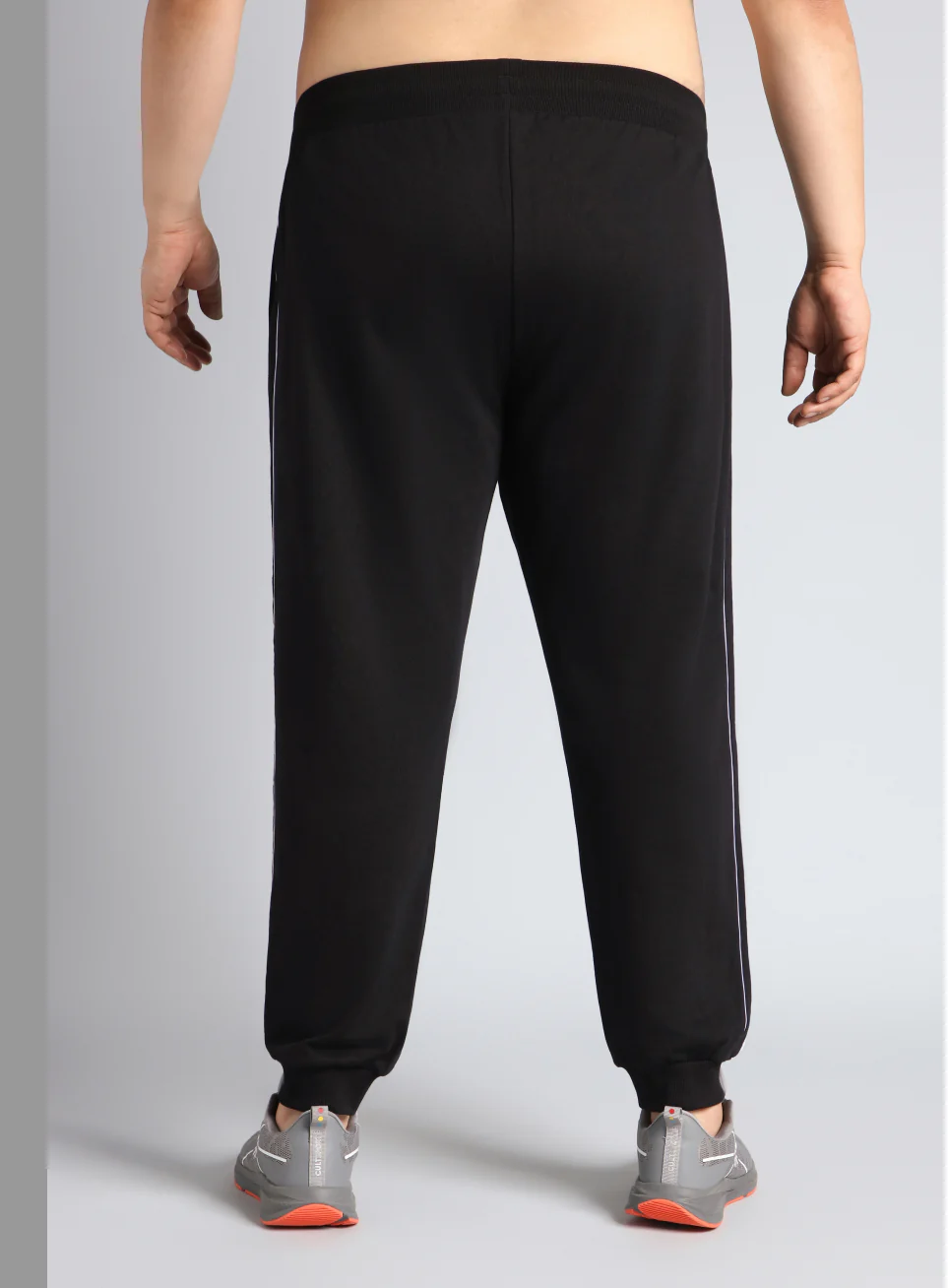 Men's Black Level Up Plus Size Joggers - Image 6