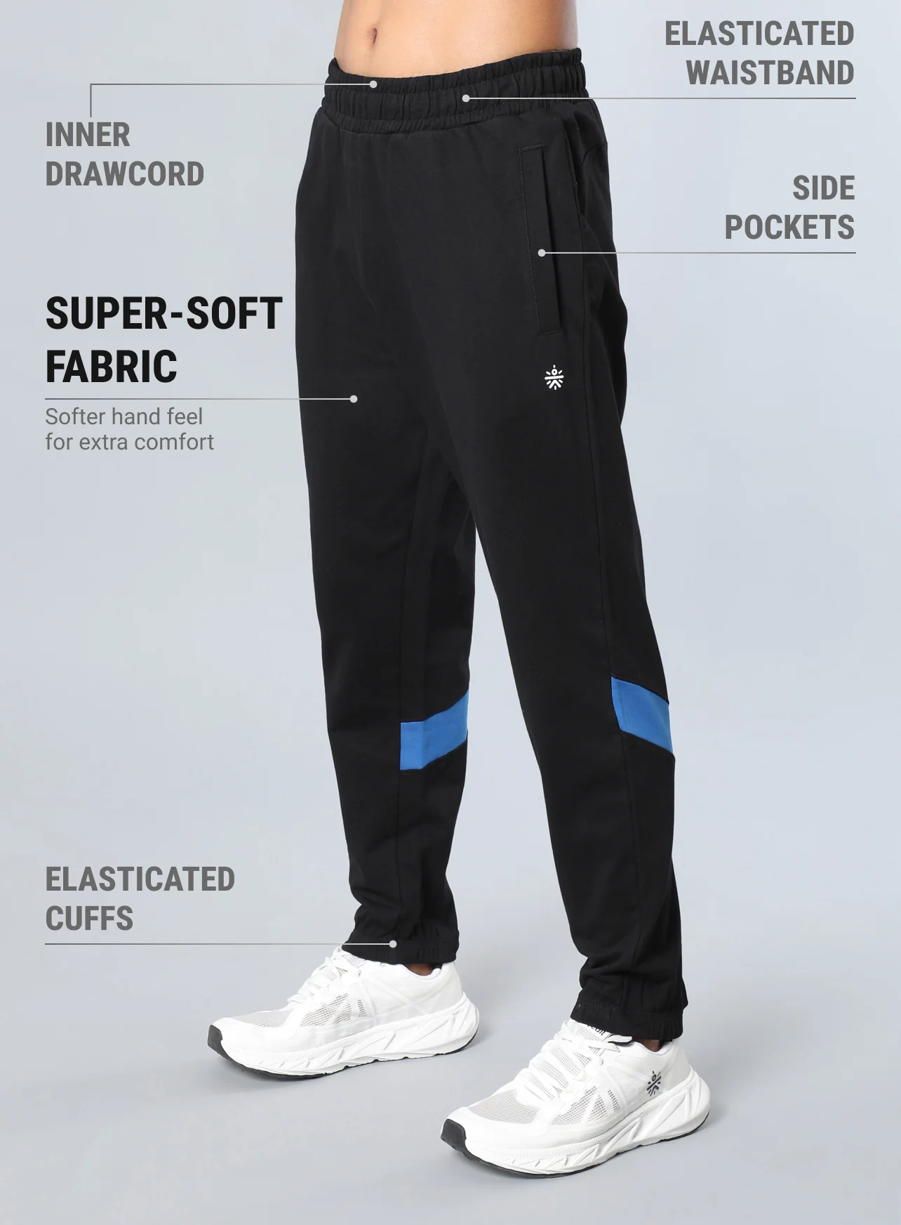 Men's Black Move it Joggers - Image 4