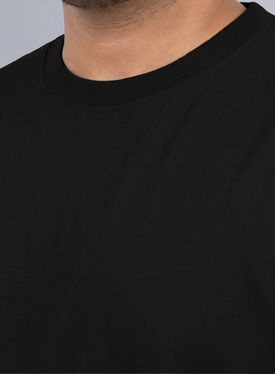 Men's Black One More Rep Graphic Plus Size Oversized Fit T-shirt - Image 7