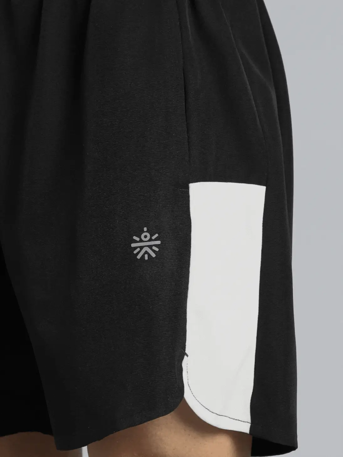 Men's Black Pace Up Runner's Shorts - Image 9