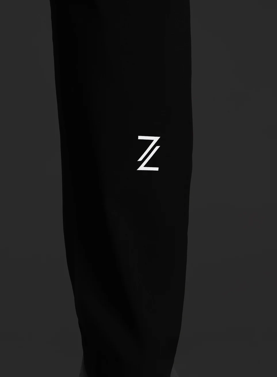 Men's Black Pace up Running Trackpants - Image 10