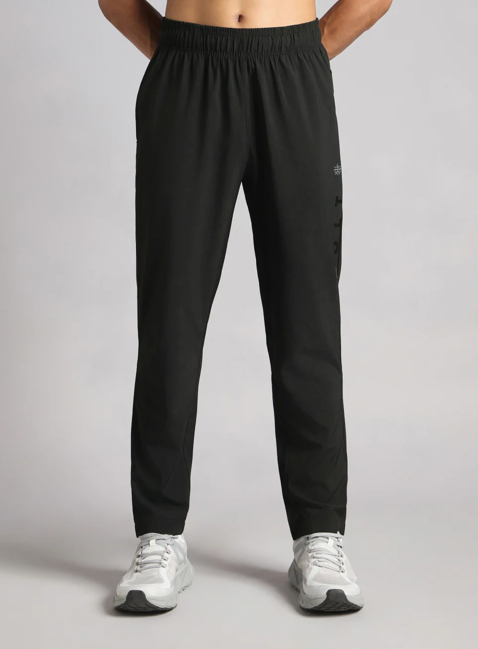 Men's Black Pace up Running Trackpants - Image 13