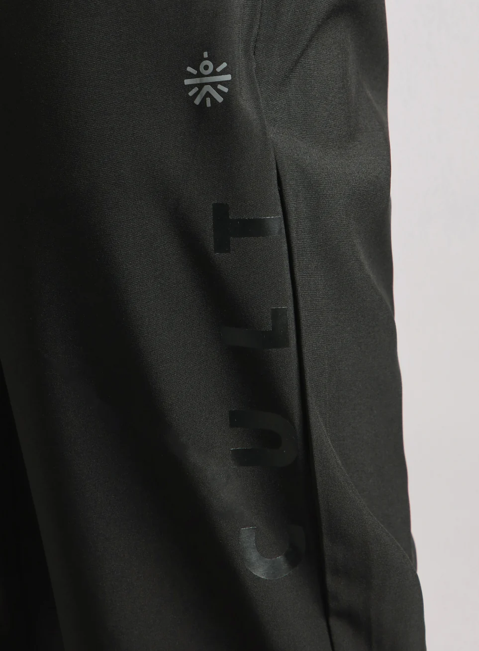 Men's Black Pace up Running Trackpants - Image 8