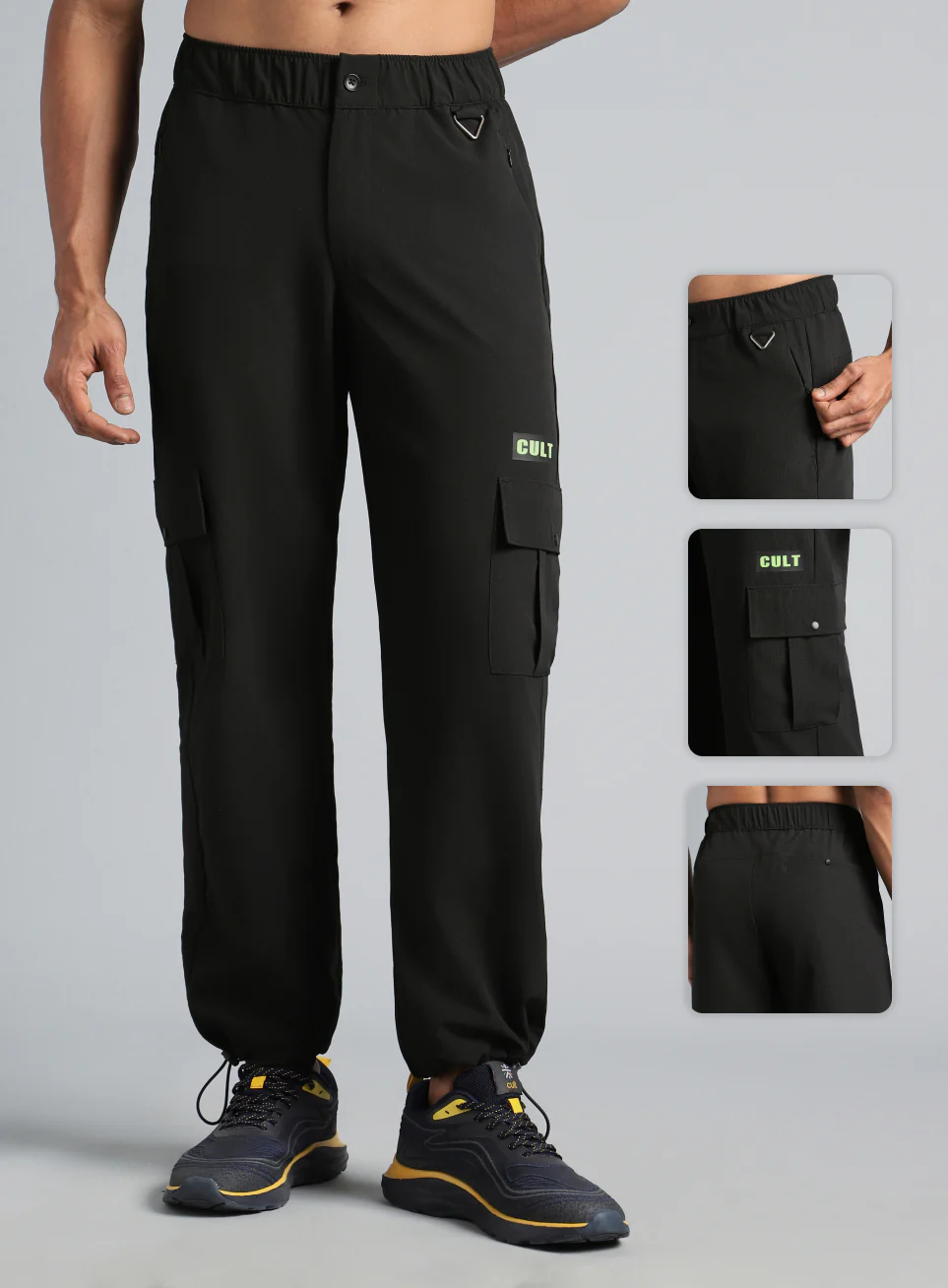 Men's Black Performance Adventure Pants - Image 8