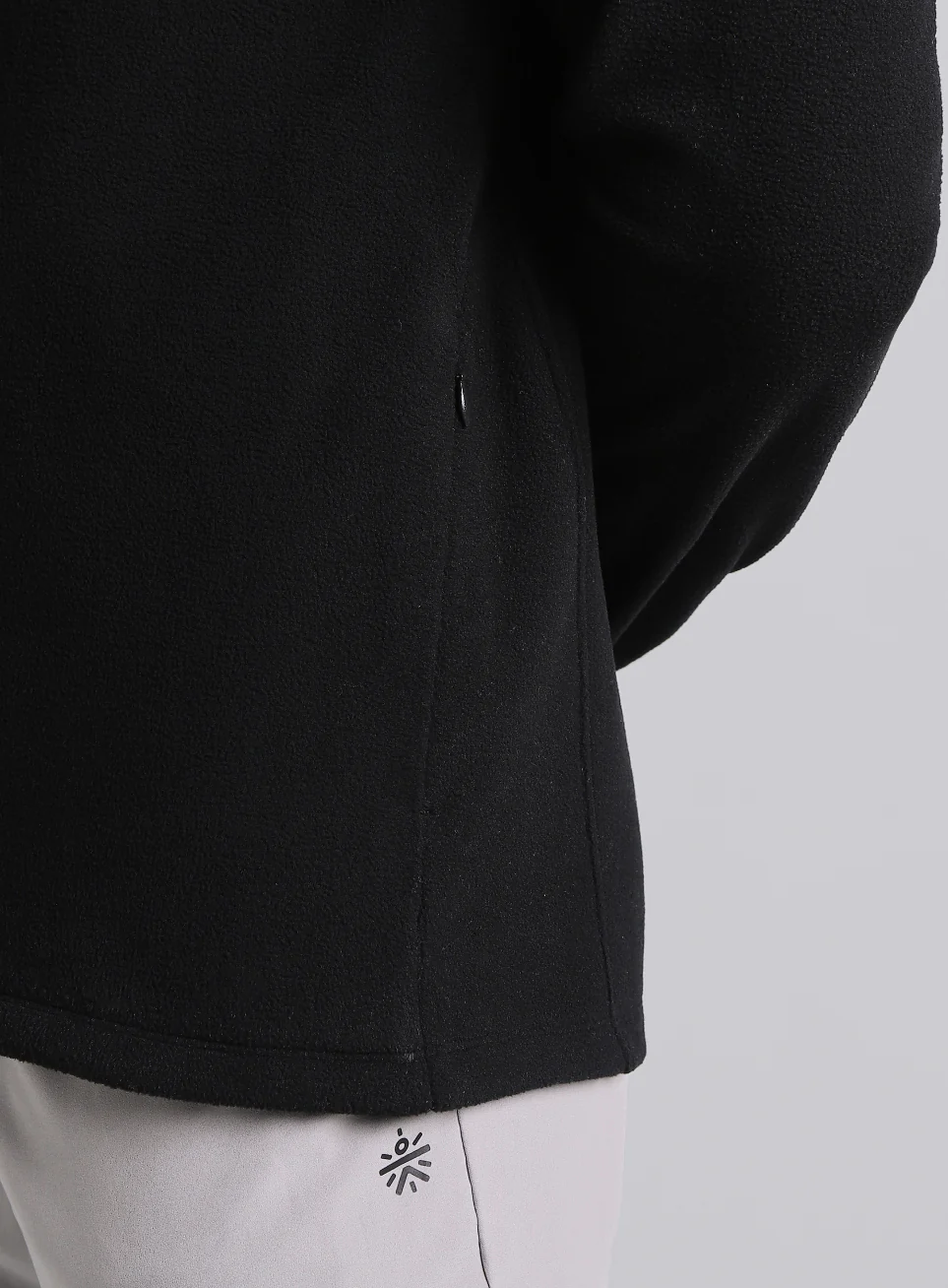 Men's Black Performance Pro Training Fleece Jacket - Image 10