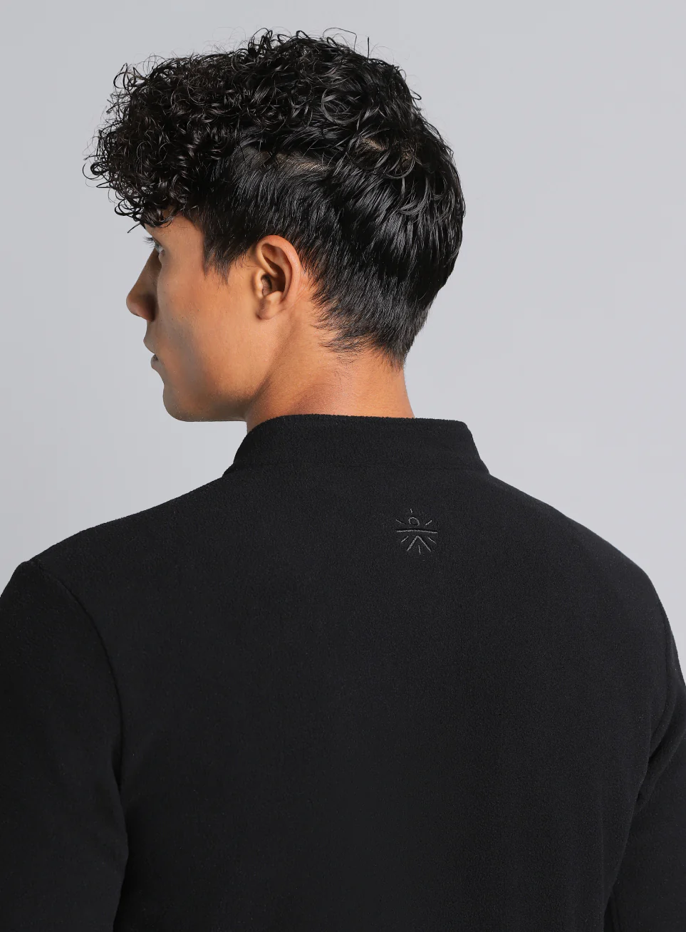 Men's Black Performance Pro Training Fleece Jacket - Image 12