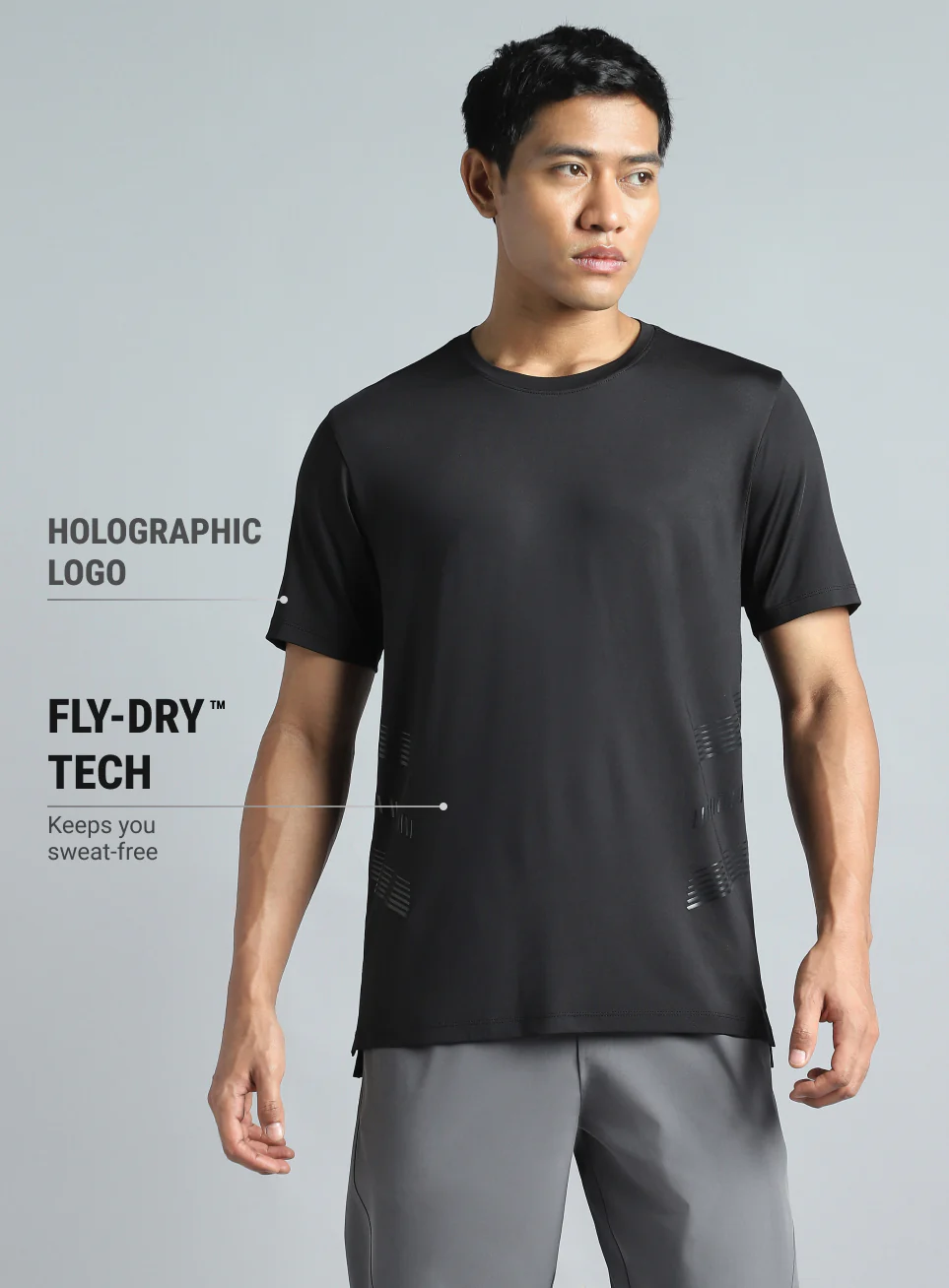 Men's Black Performance Pro Training T-shirt - Image 4