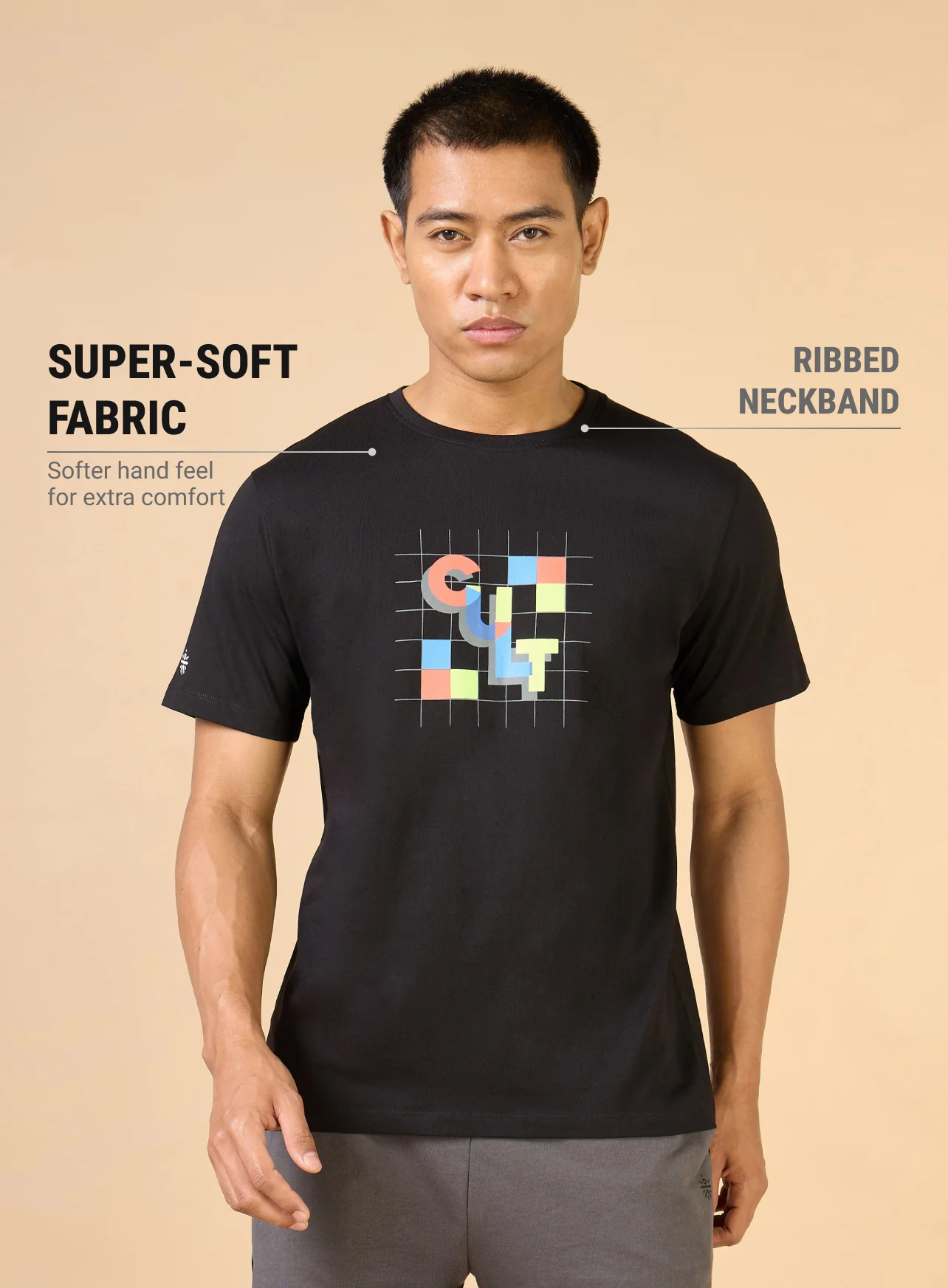 Men's Black Plug n Play Cult T-shirt - Image 4