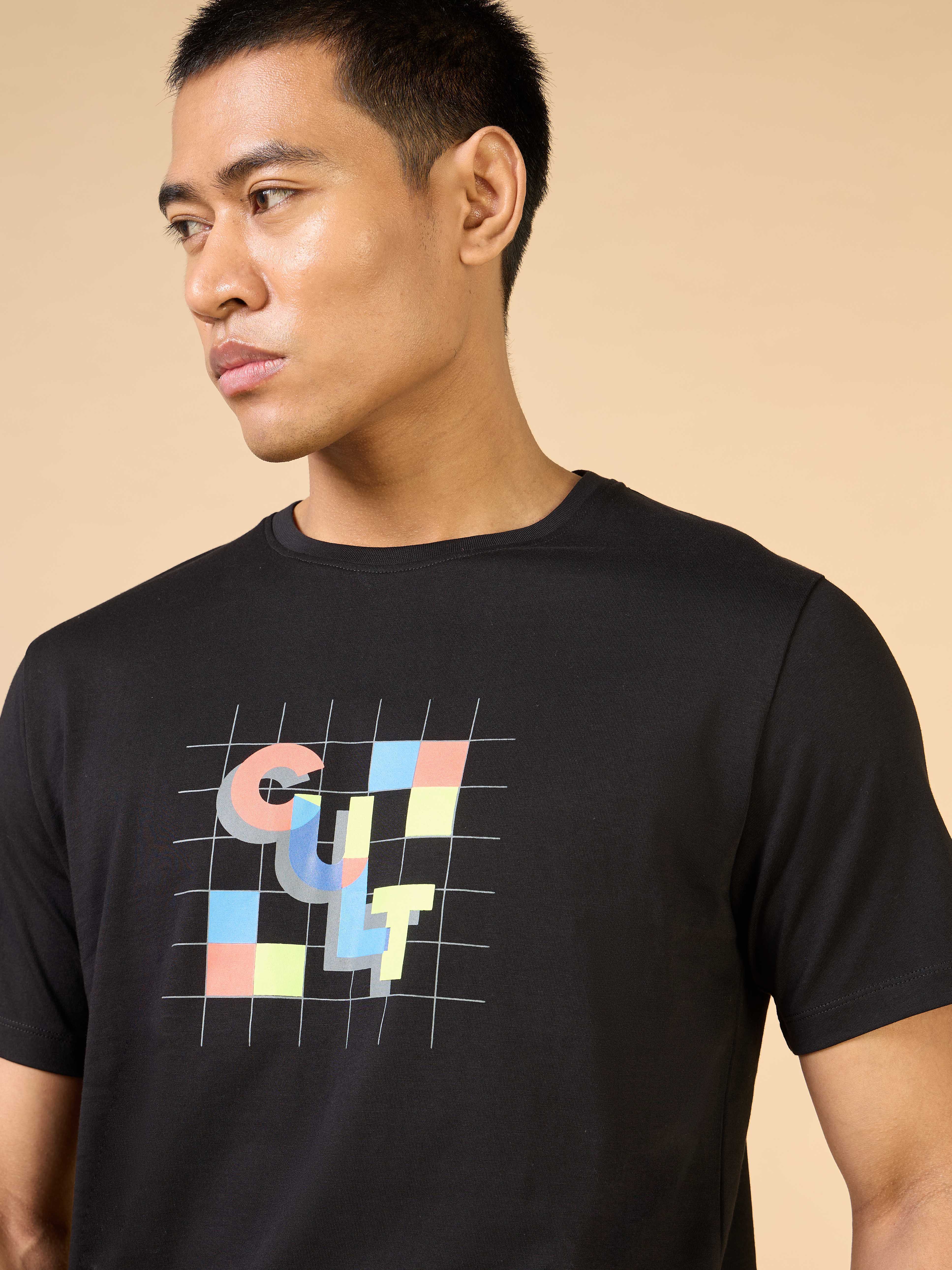 Men's Black Plug n Play Cult T-shirt - Image 7