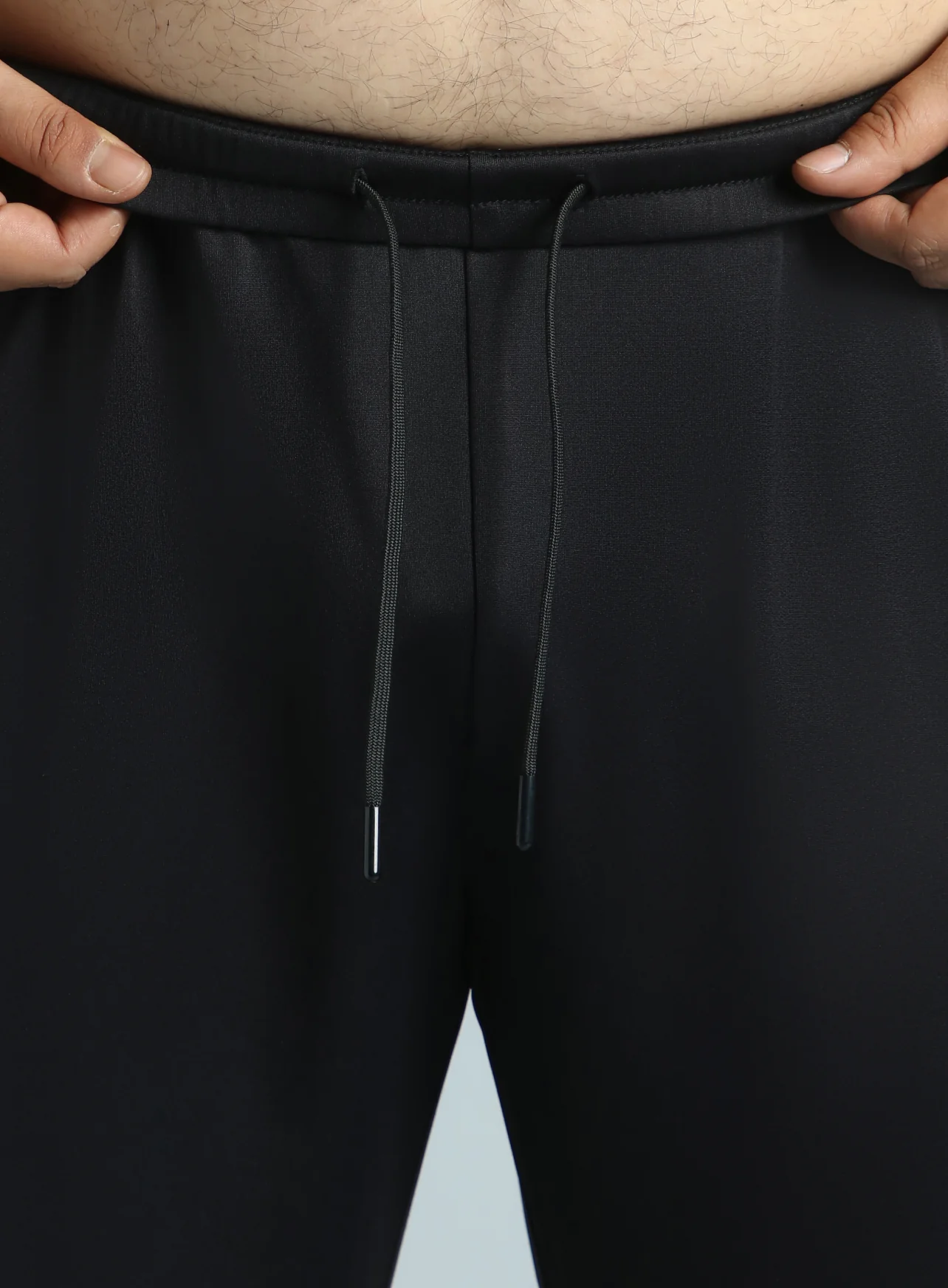 Men's Black Plus Size Night Joggers - Image 10