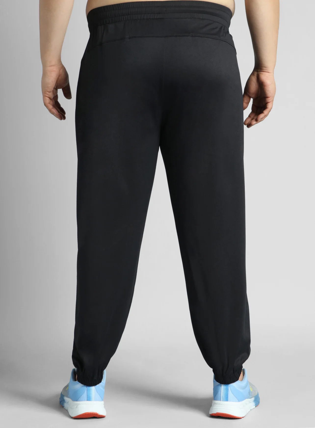 Men's Black Plus Size Night Joggers - Image 6