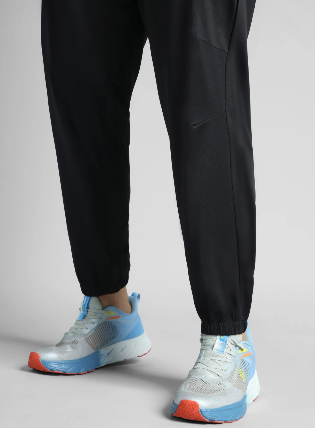 Men's Black Plus Size Night Joggers - Image 8