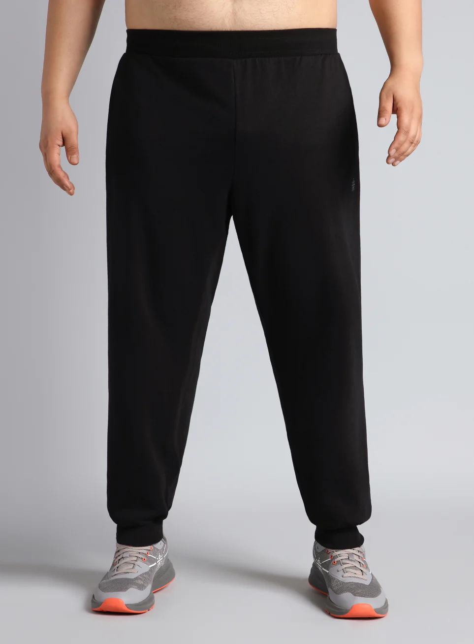 Men's Black Plus Size Training Essential Joggers - Image 4