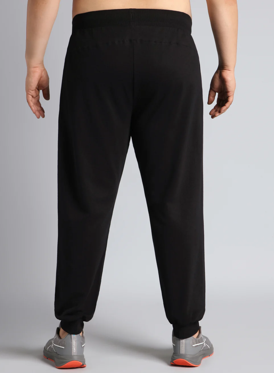 Men's Black Plus Size Training Essential Joggers - Image 6
