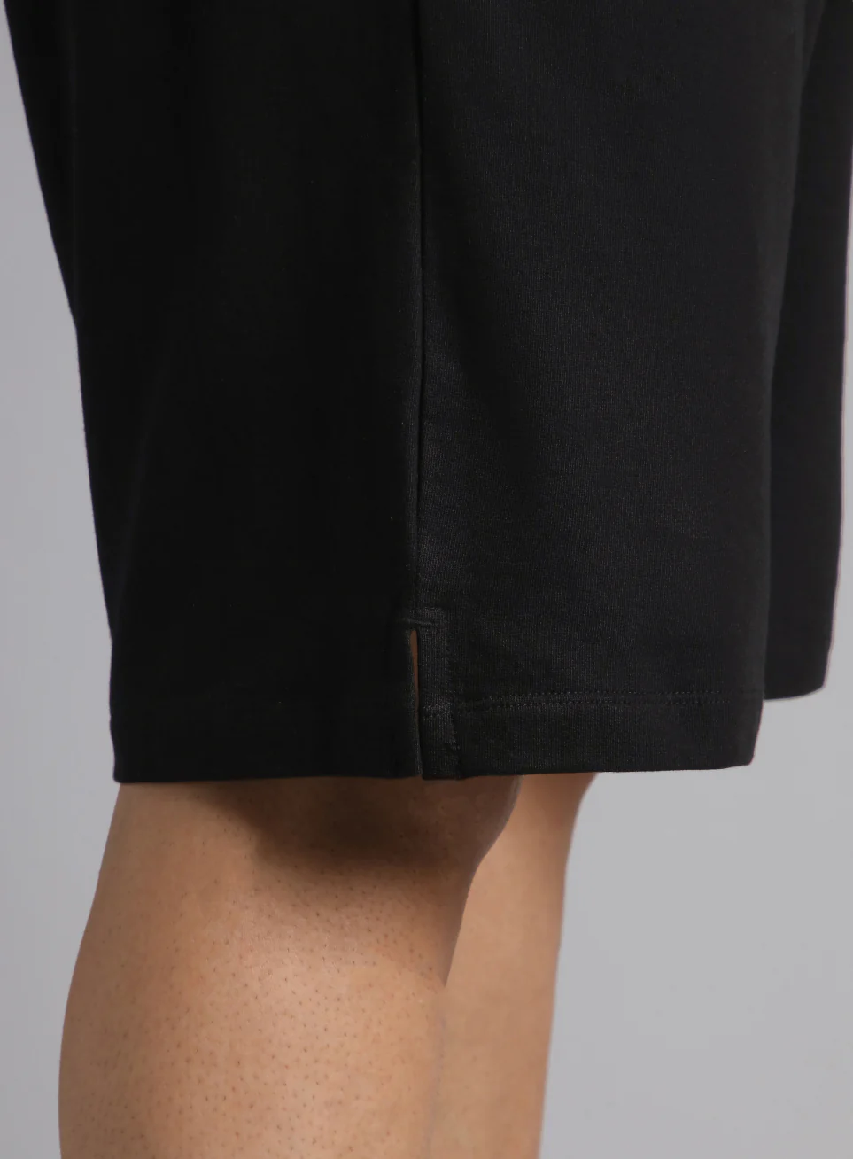 Men's Black Plus Size Training Essential Shorts - Image 8