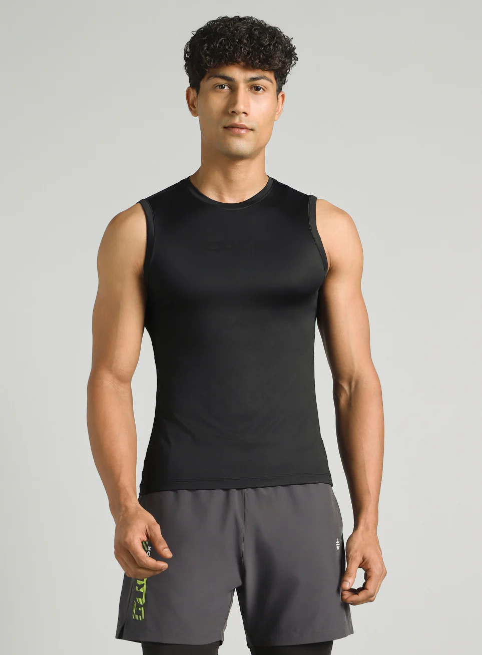 Men's Black Power Lifter Compression T-shirt - Image 4