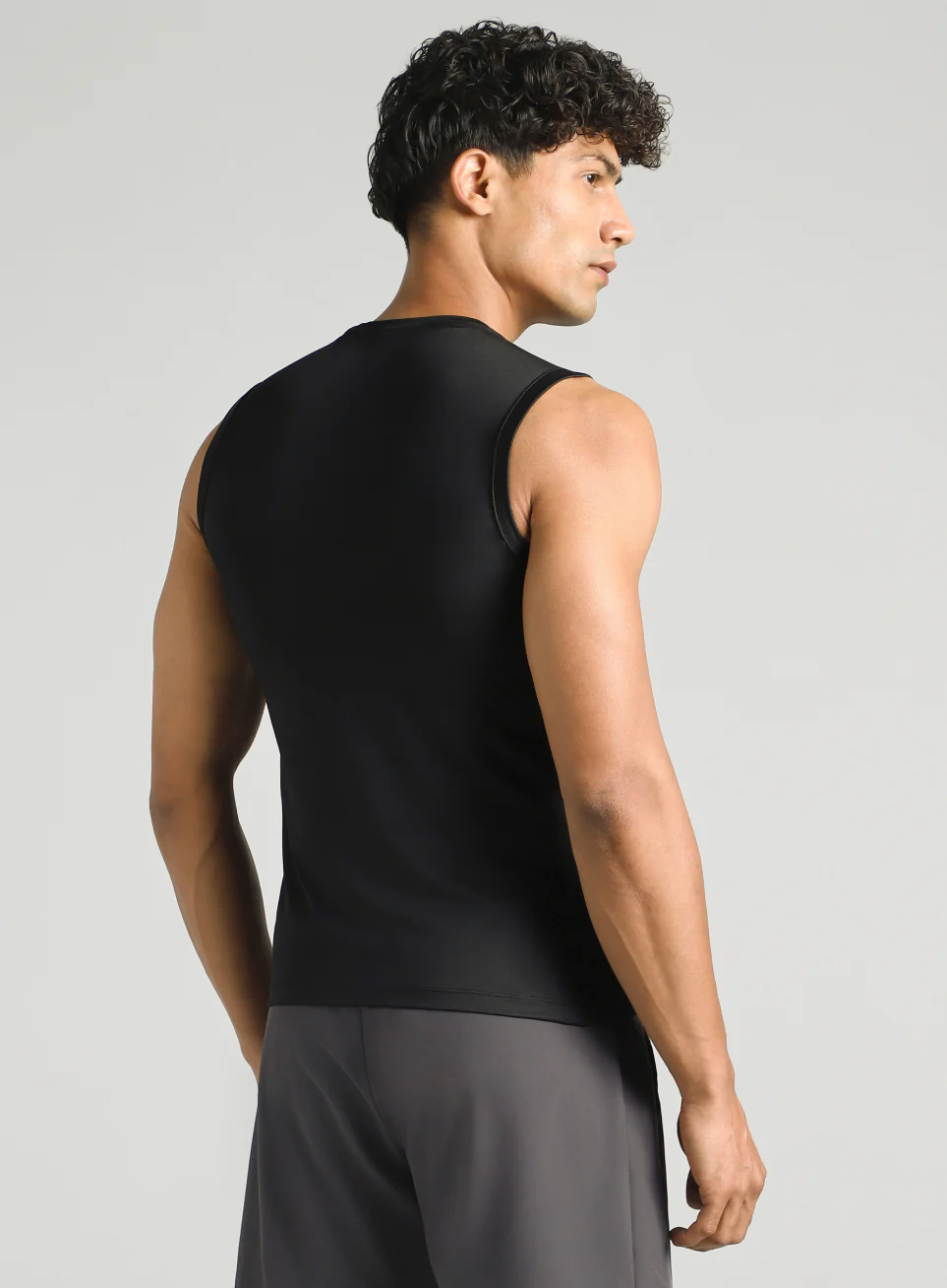 Men's Black Power Lifter Compression T-shirt - Image 6