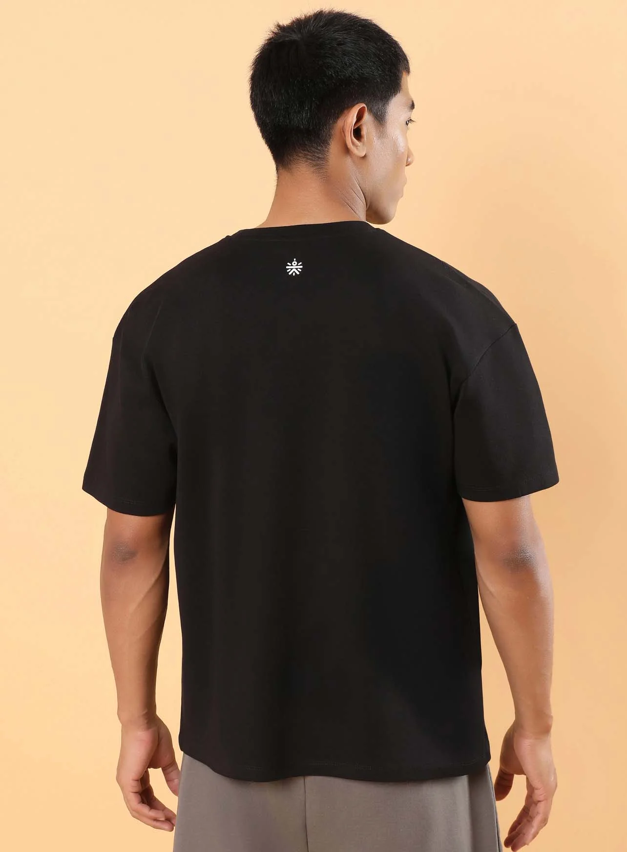 Men's Black Power Play Relaxed fit T-shirt - Image 6