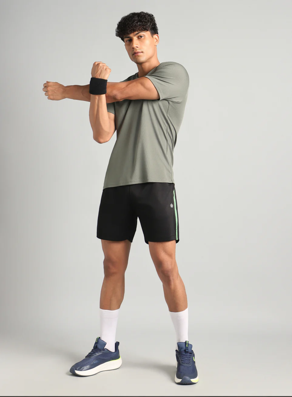 Men's Black Power Pop Active Shorts - Image 2