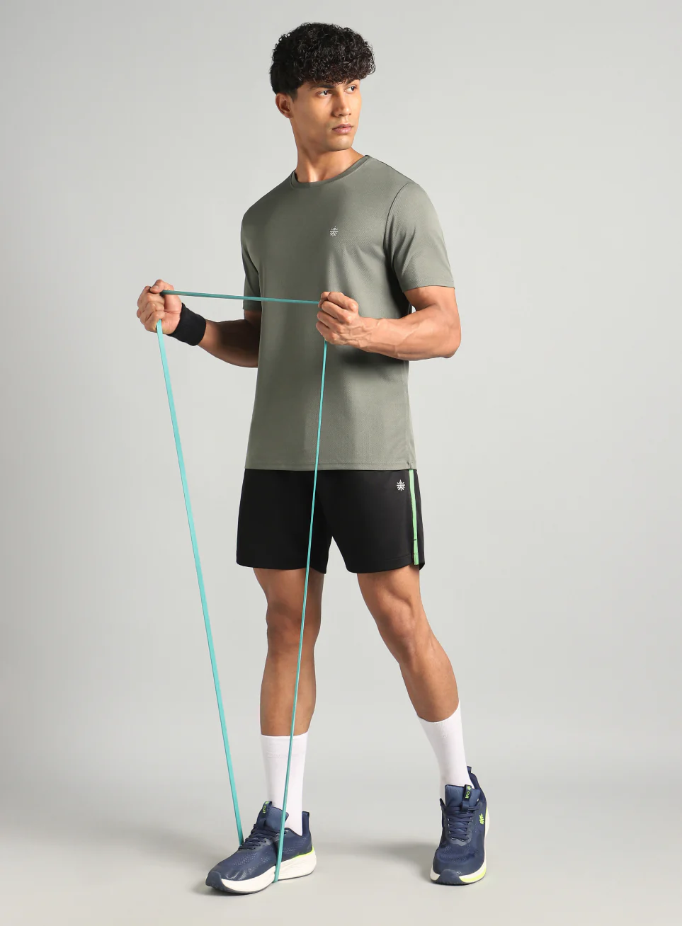 Men's Black Power Pop Active Shorts - Image 3