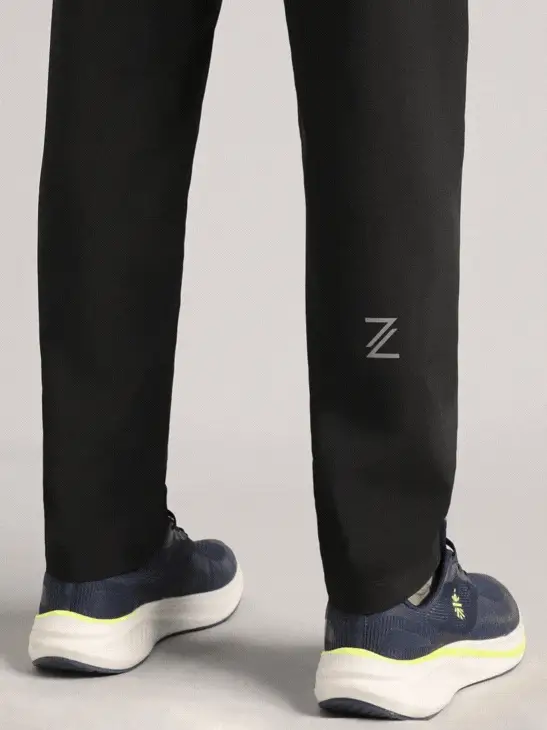 Men's Black Pro Movement Runner's Trackpants - Image 10