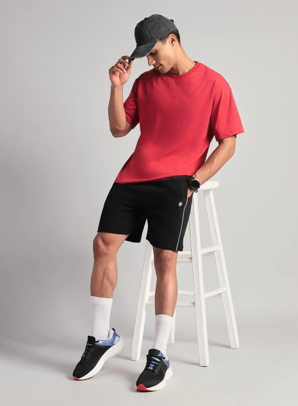 Men's Black Rest Day Shorts - Image 3