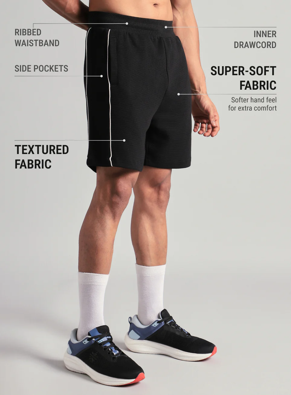 Men's Black Rest Day Shorts - Image 5