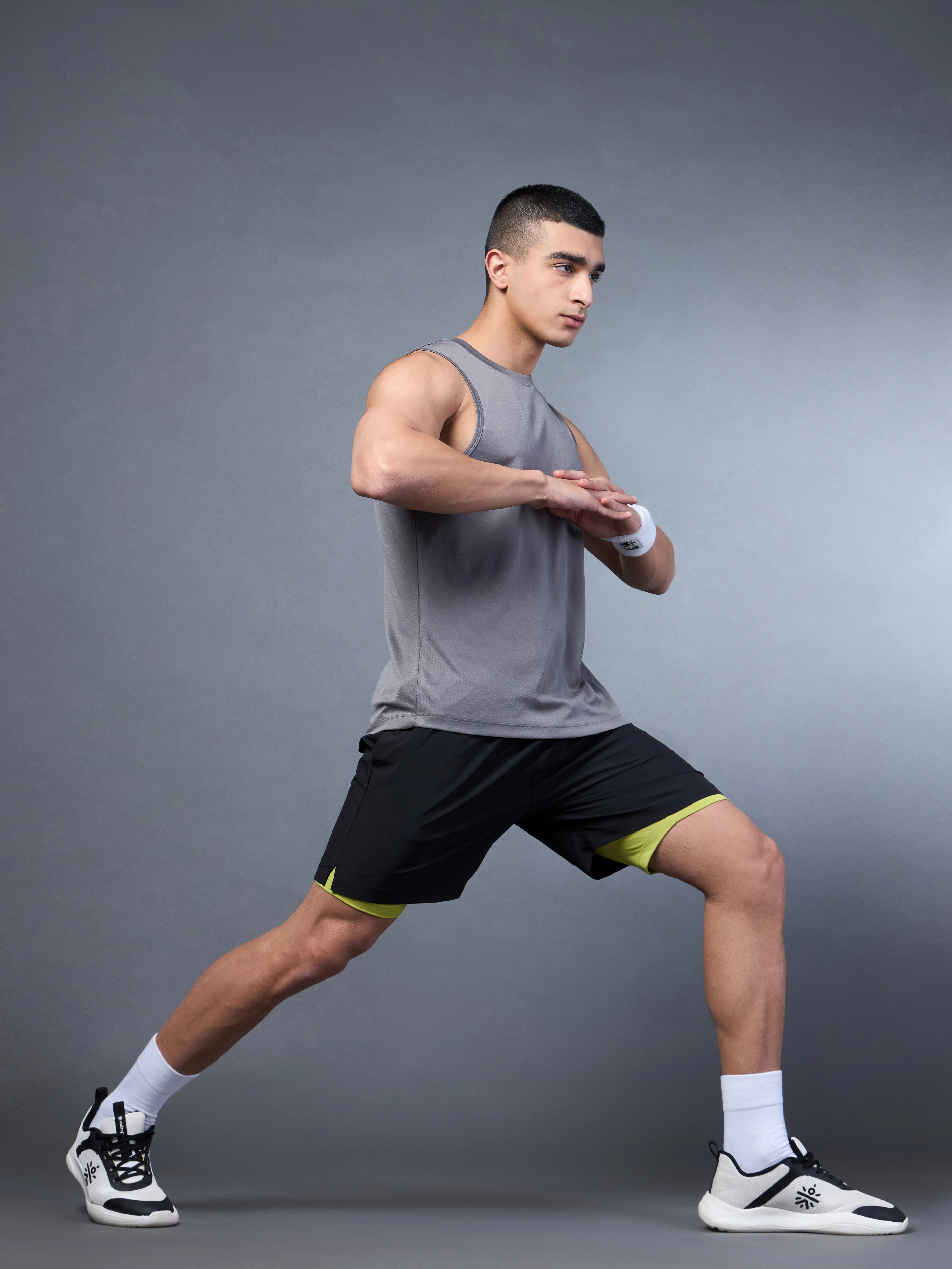 Men's Black Run Elevate Shorts - Image 2