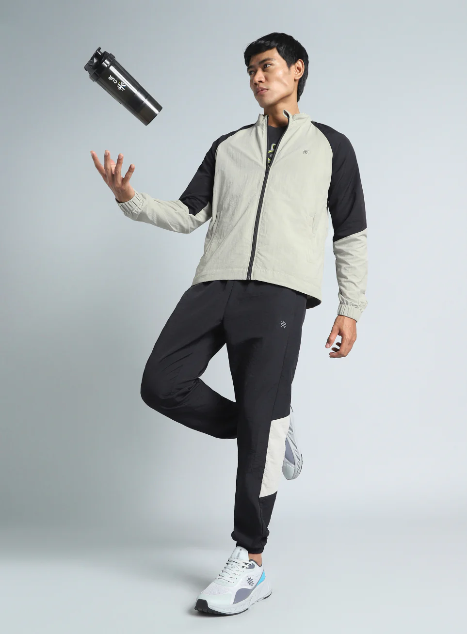 Men's Black Run Forward All Weather Track Suit - Image 3