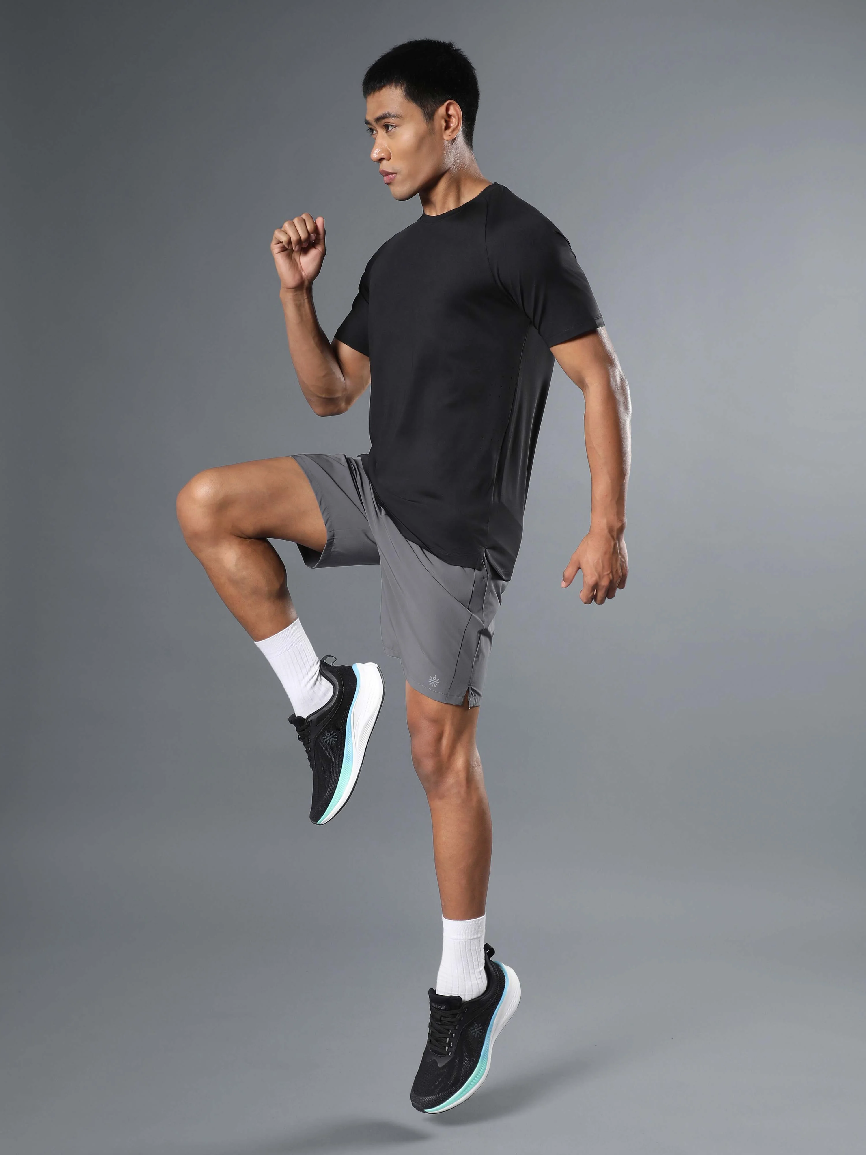 Men's Black Run Forward T-shirt - Image 2