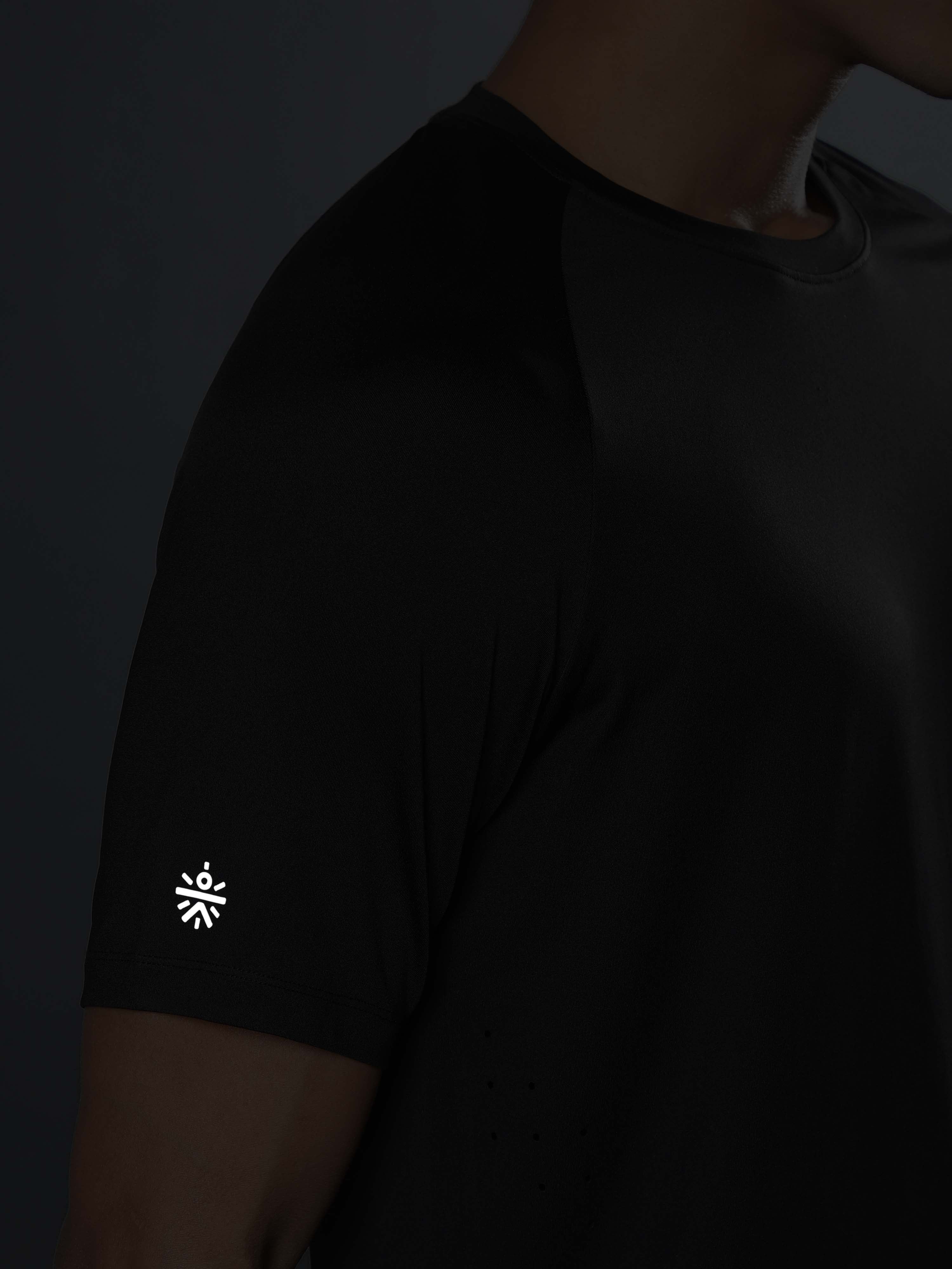 Men's Black Run Forward T-shirt - Image 9