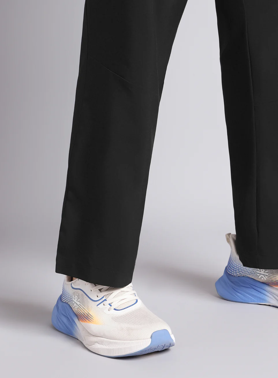 Men's Black Runner's Essential Plus Size Trackpants - Image 9