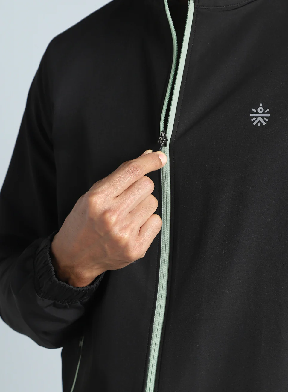Men's Black Runner's Favourite Lightweight Jacket - Image 7