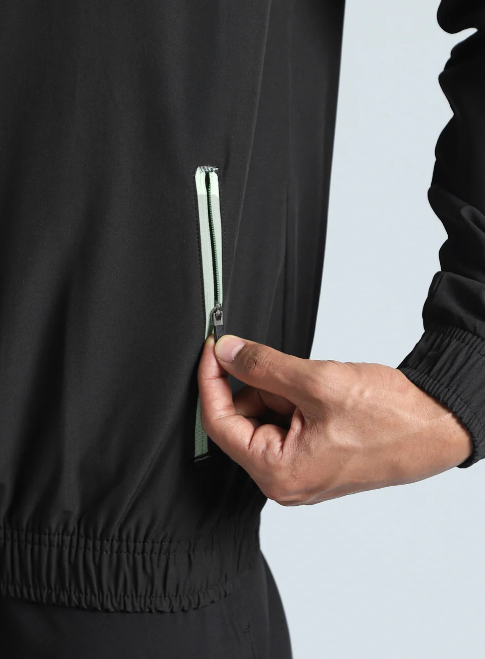 Men's Black Runner's Favourite Lightweight Jacket - Image 9