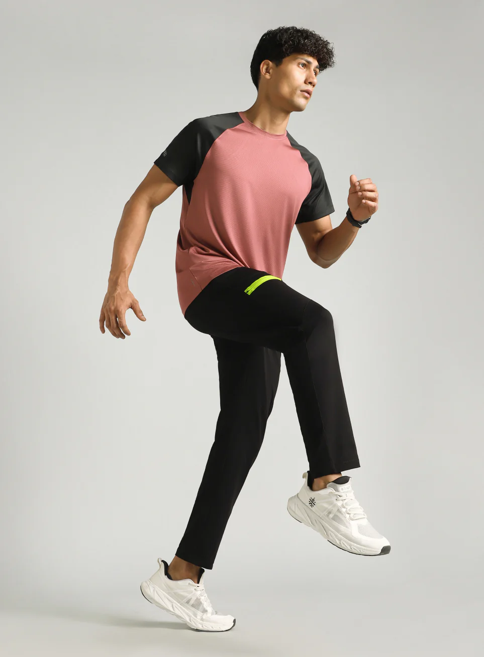 Men's Black Runner's Flex Trackpants - Image 3