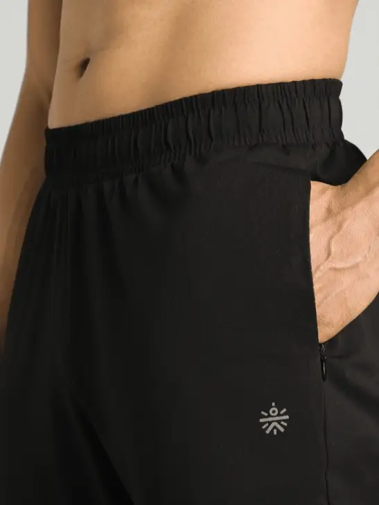 Men's Black Runner's Flex Trackpants - Image 9