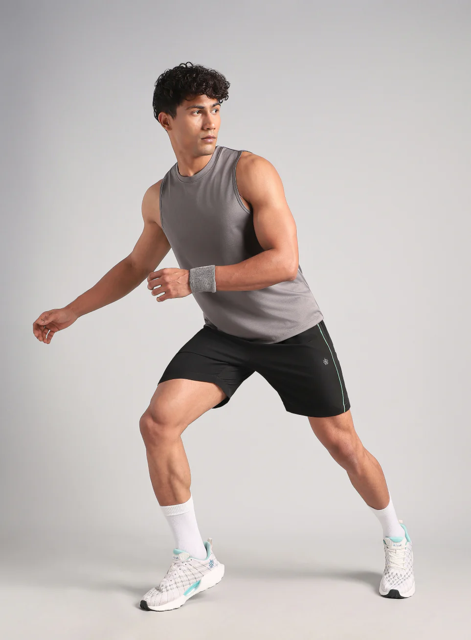 Men's Black Runner's Sprint Shorts - Image 3