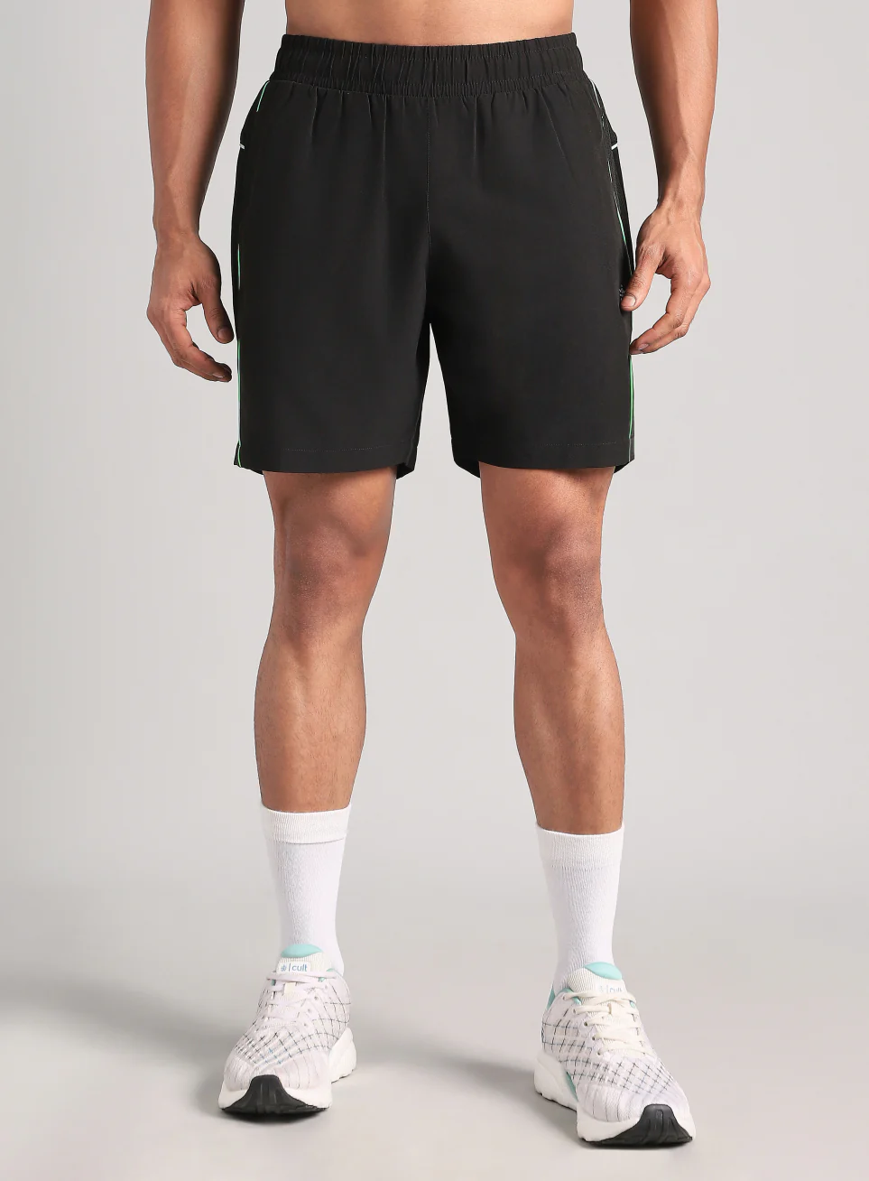 Men's Black Runner's Sprint Shorts - Image 4