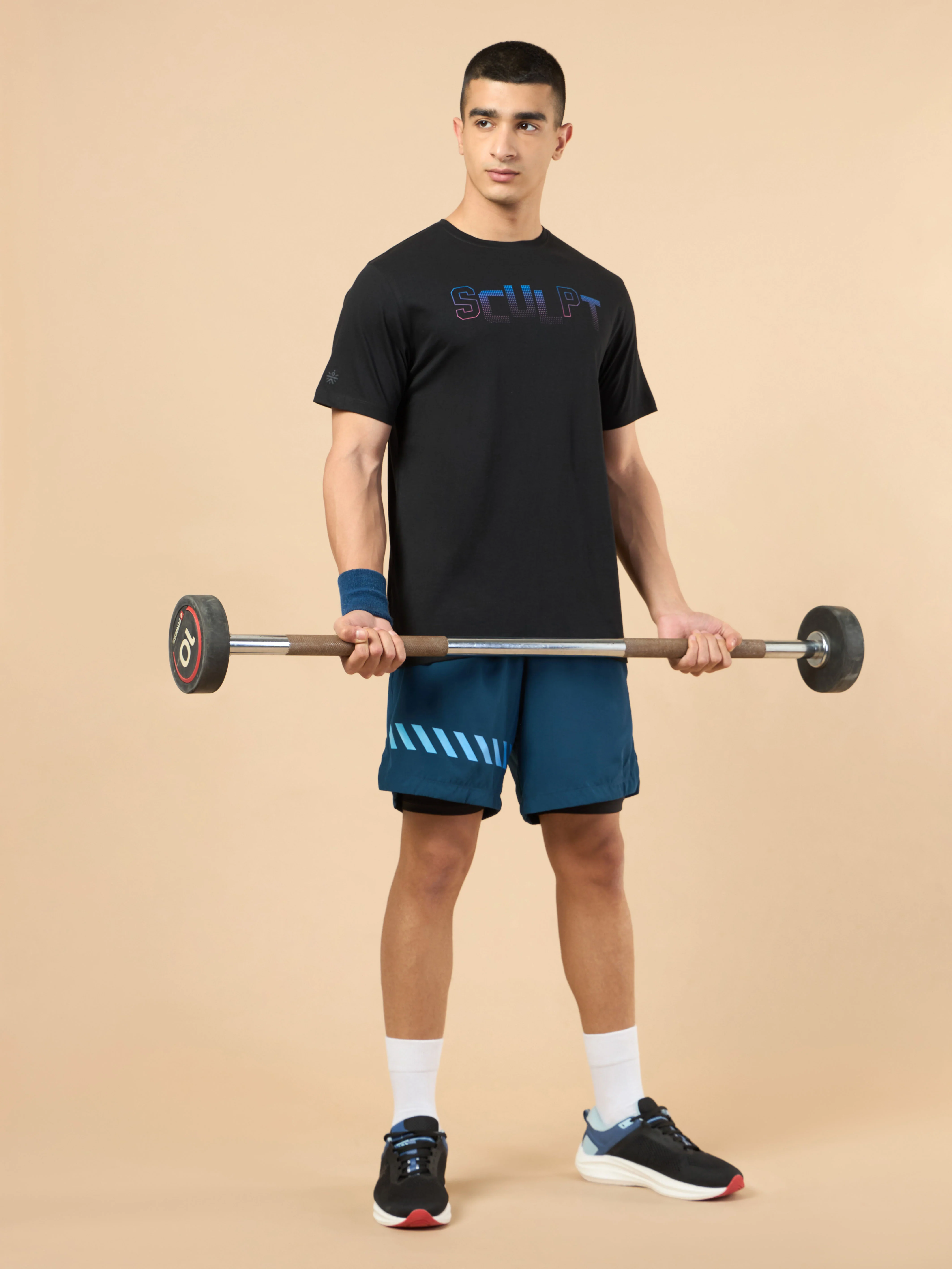 Men's Black Sculpt Graphic T-shirt - Image 3