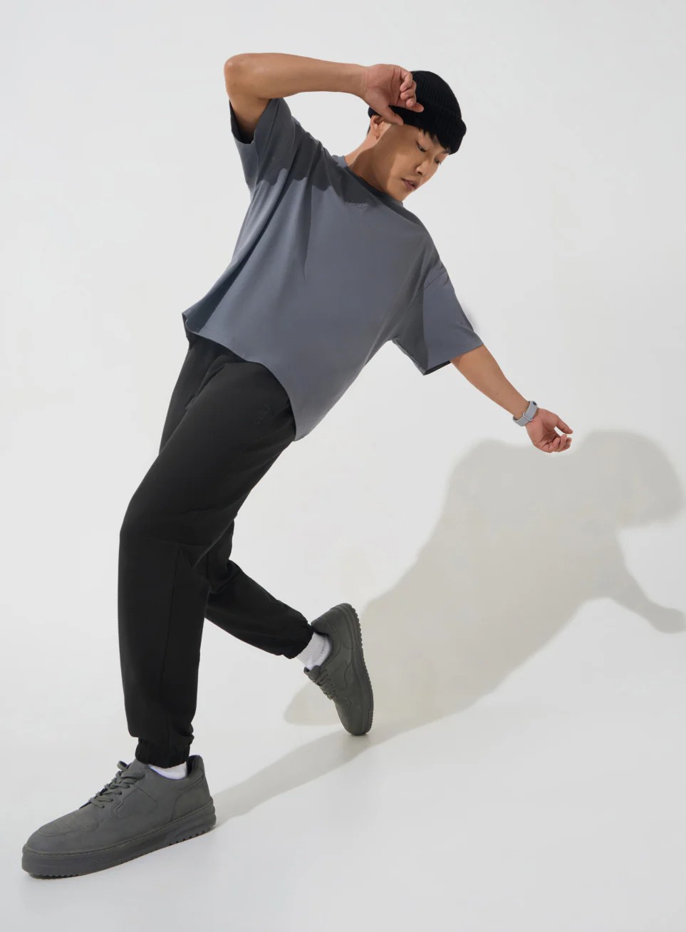 Men's Black Soft Form Classic Joggers - Image 2