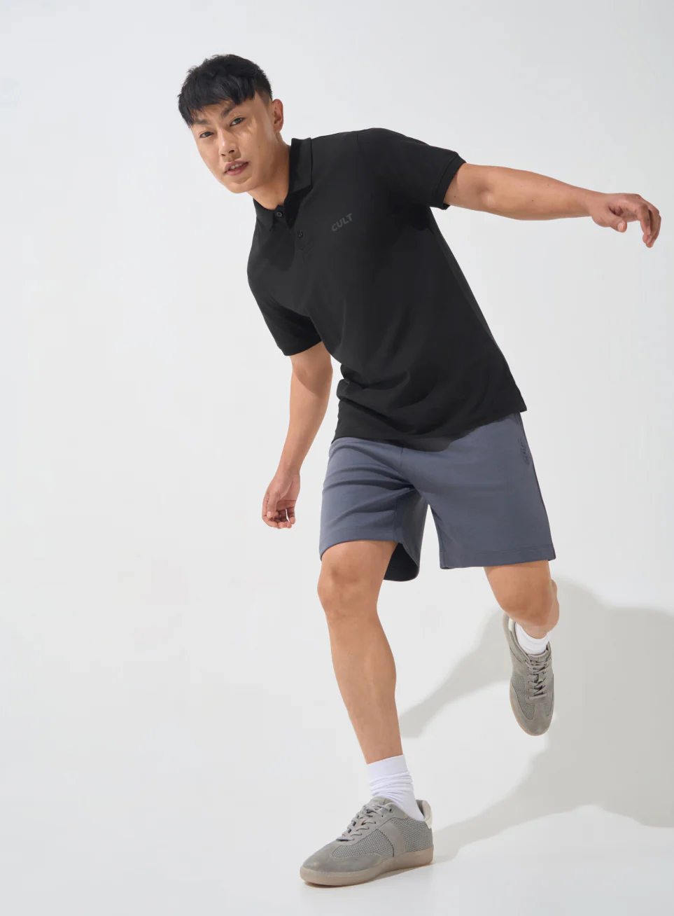 Men's Black Soft Form Classic Polo T-shirt - Image 3